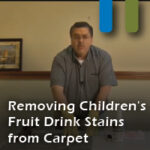 removing drink stains from carpet