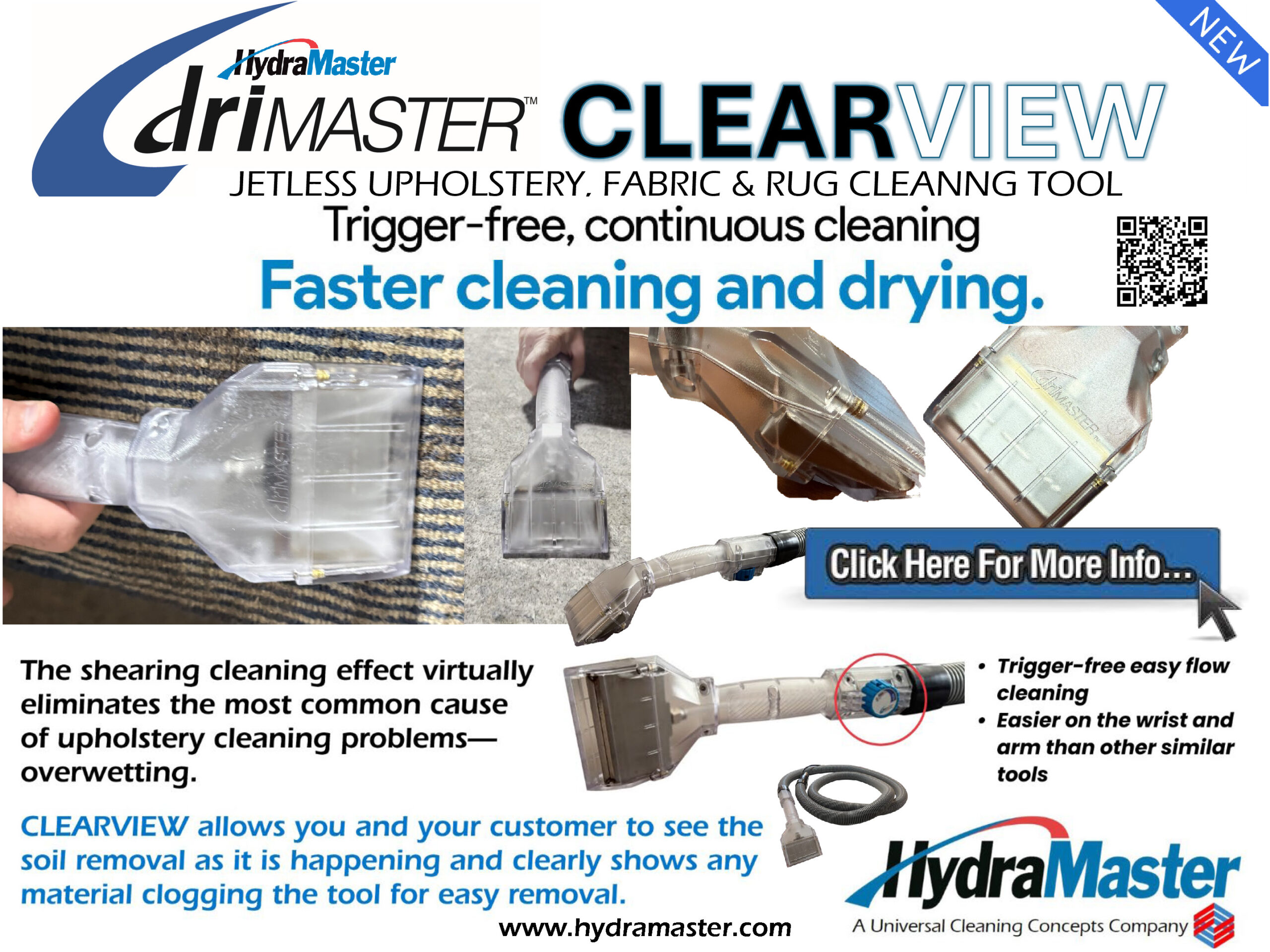 DriMaster Clearview Upholstery Tool